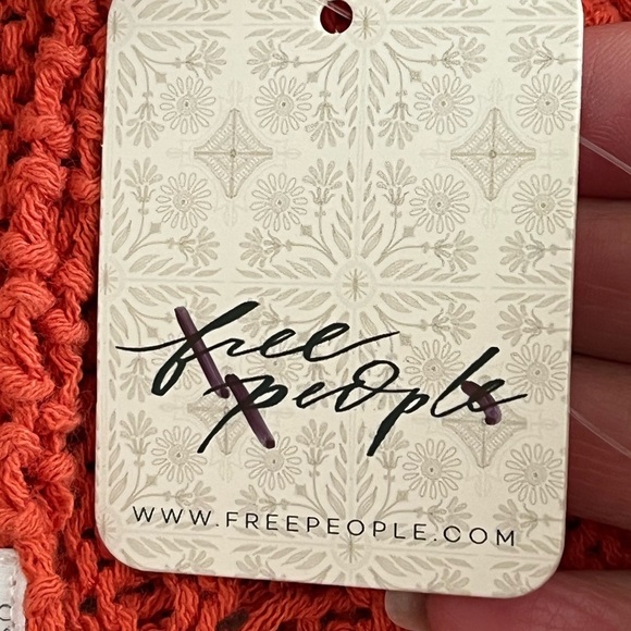 NWT Free People Beach Day Sweater Pants Boho Comfy Cotton Size M Terra Cotta - Picture 12 of 16